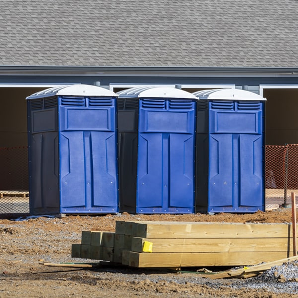 how can i report damages or issues with the porta potties during my rental period in Carlisle